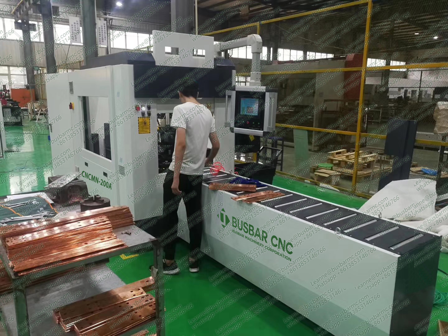 Fresadora de Barramento de Cobre CNC LTMC CNCMN-200A - Alta Precisão para Conexõ